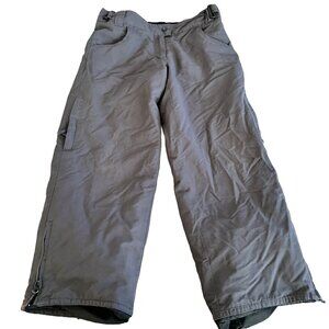 Ice Blue Youth Large Gray Ski/Snowboarding Pants